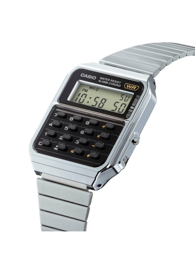 Casio CA-500WE-1A Vintage Calculator Men's Watch - Image 2